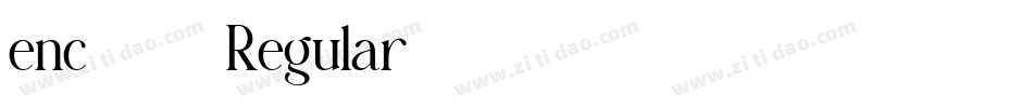 enc7075 Regular字体转换